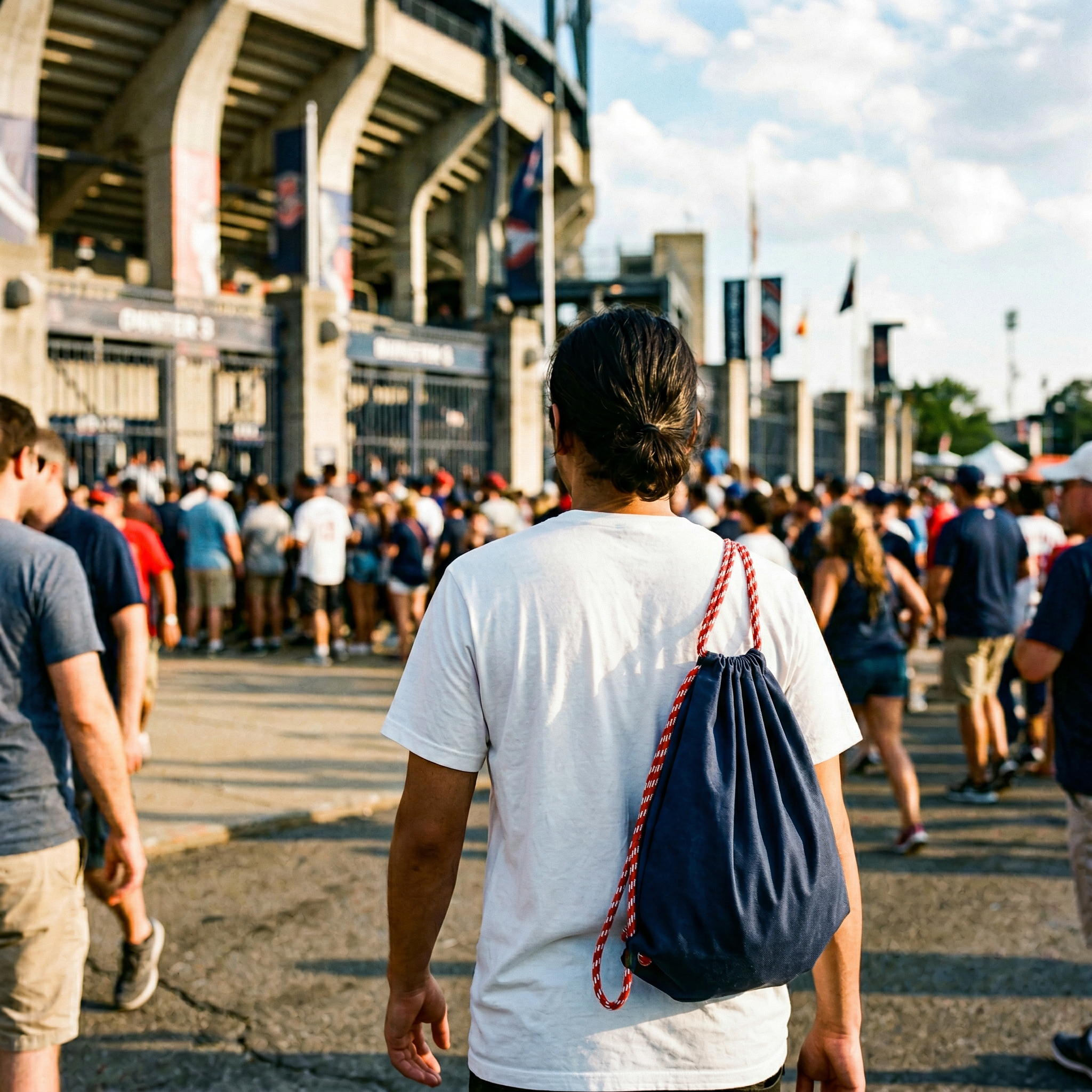 The Rally — Fan Drawstring Bag